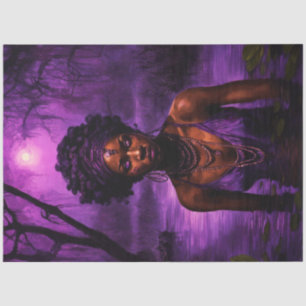African American Voodoo Priestess in the Bayou Tissue Paper