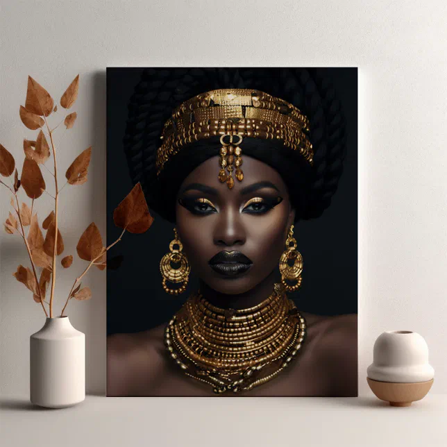 African American Wall Art, Black Woman Wall Art | Zazzle