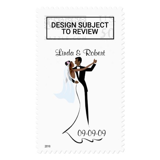 African American Wedding Postage Zazzle Com