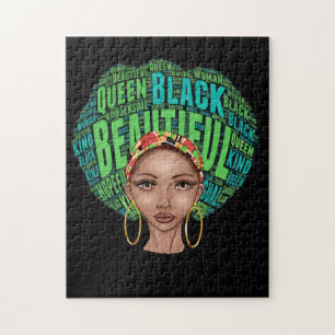African American Woman Jigsaw Puzzle