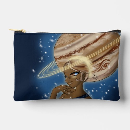 African American Woman Jupiter Accessory Pouch