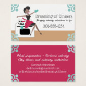African American woman oven cooking baking chef (Front & Back)