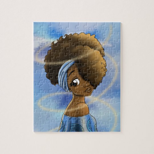 African American Woman Puzzle, 8"x10", 110 pieces Jigsaw Puzzle
