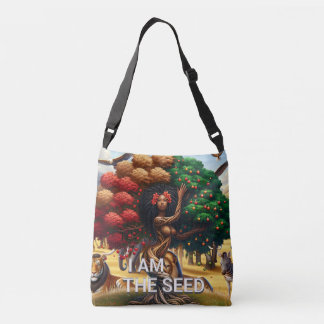 African American Woman Stylish Crossbody-The Seed Crossbody Bag