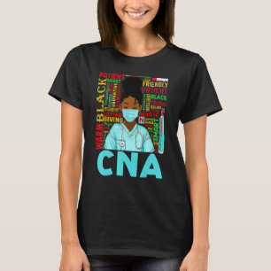 African American Women Black Cna Nurse Black Histo T-Shirt