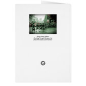 African American Women Marching Cards (Back)