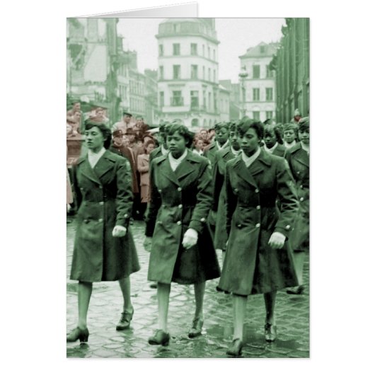 African American Women Marching Cards (Front)