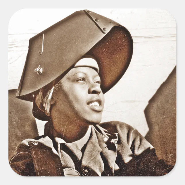 African American Women Patriots Square Sticker