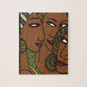 African American women sister friends Jigsaw Puzzle