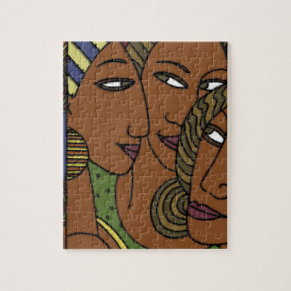 African American women sister friends Jigsaw Puzzle