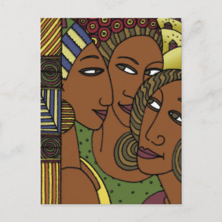 African American women sister friends Postcard