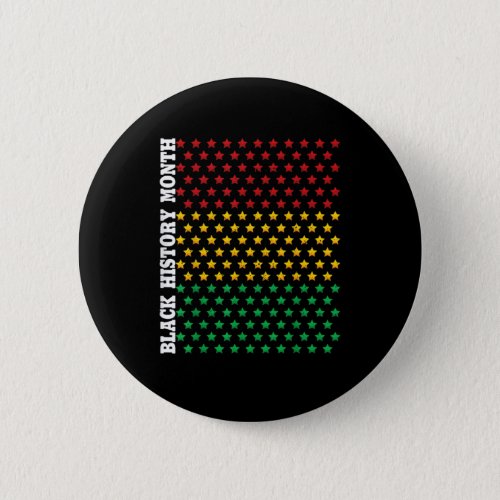 African Americans Black History Month Gifts Black Button