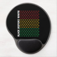 African Americans Black History Month Gifts Black Gel Mouse Pad