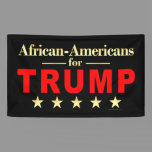 African-Americans for Donald Trump 2024 Banner