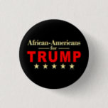 African-Americans for Donald Trump 2024 Button