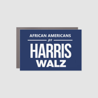 African Americans for Harris Walz Car Magnet