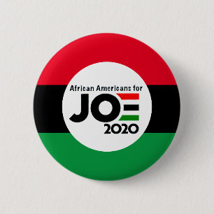 African Americans for Joe 2020 Button