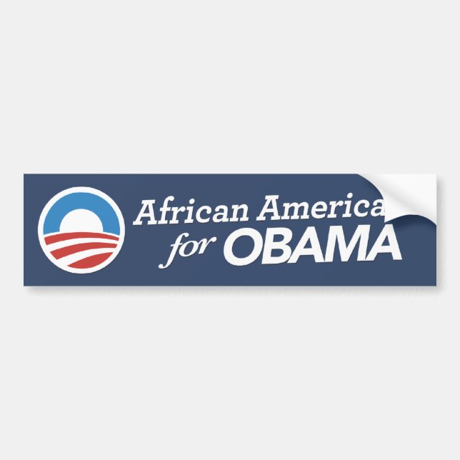 African Americas for Obama Bumper Sticker (Front)