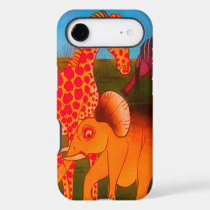 African Animal Art Print iPhone 17 Air Case