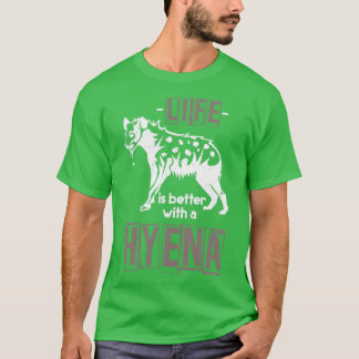African Animal Lover Gift Zoo Hyena T-Shirt