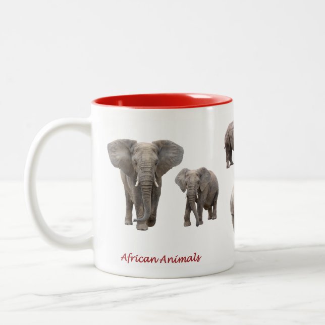 African Animal Mug (Left)