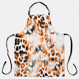 African Animal Prints. Vintage Natural Pattern. Bl Apron