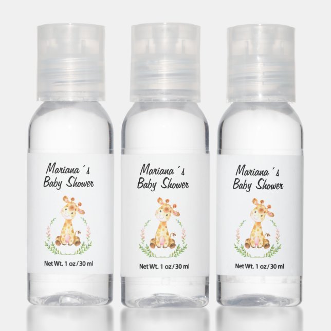 African Animals Baby Shower  Hand Sanitizer (Set)
