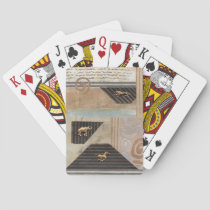 African Animals Collage   Poker Cards