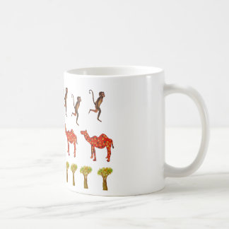 African Animals Cute Illustration  Classic Mug
