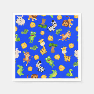 African Animals Napkins