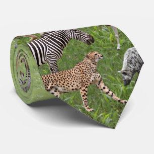 African Animals Neck Tie