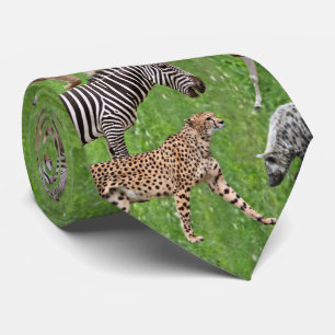 African Animals Neck Tie