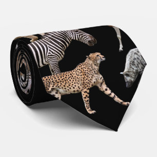 African Animals Neck Tie
