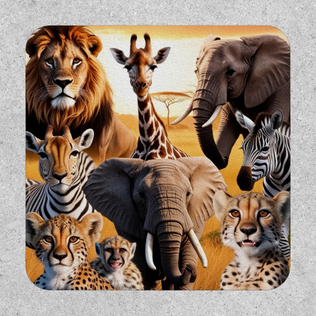  African animals  Patch (Front)