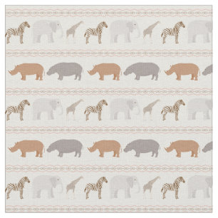 African animals pattern 1 fabric