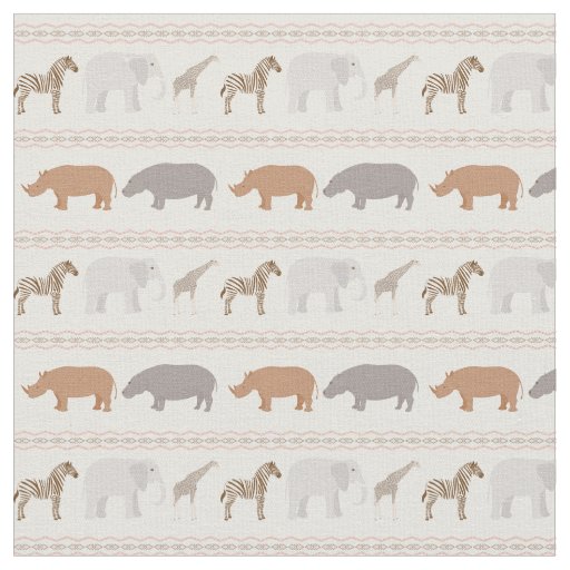 African animals pattern 1 fabric