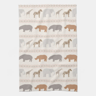 African animals pattern 1 kitchen towel