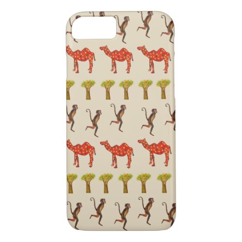 African Animals Pattern iPhone 87 Barely There iPhone 87 Case