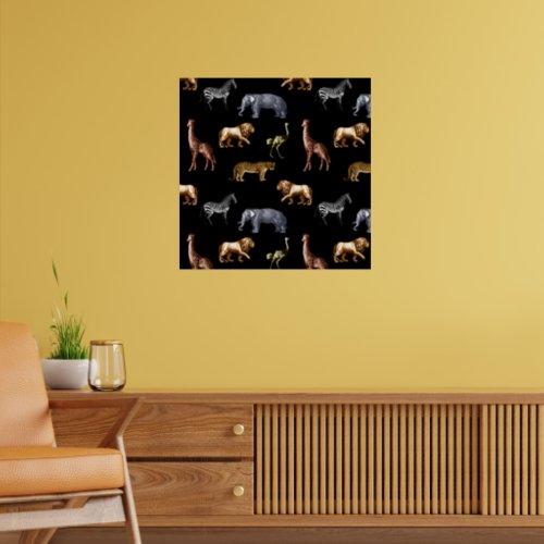 African Animals Poster