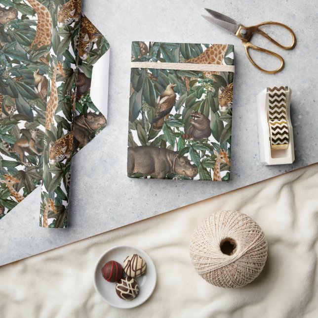 African animals Wrapping Paper (Crafts)