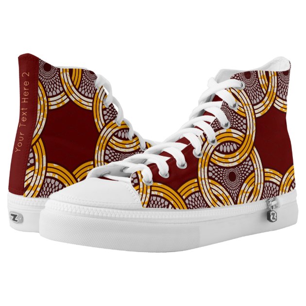 kitenge shoes designs