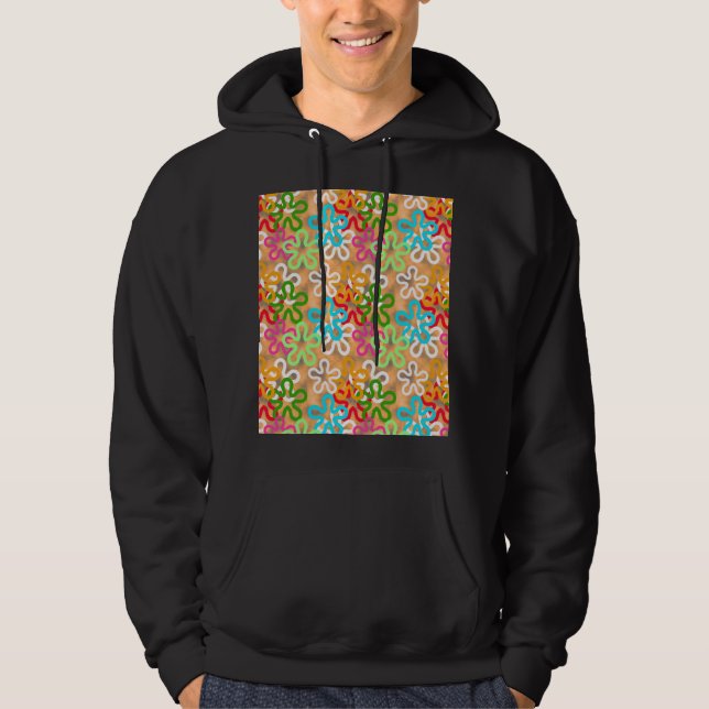 African Ankara Pattern Design  Hoodie (Front)