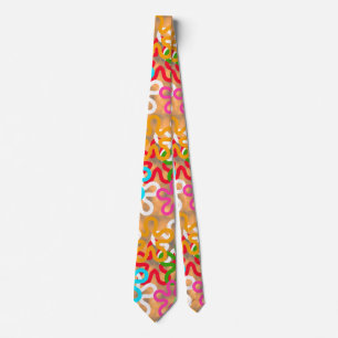 African Ankara Pattern Design Neck Tie