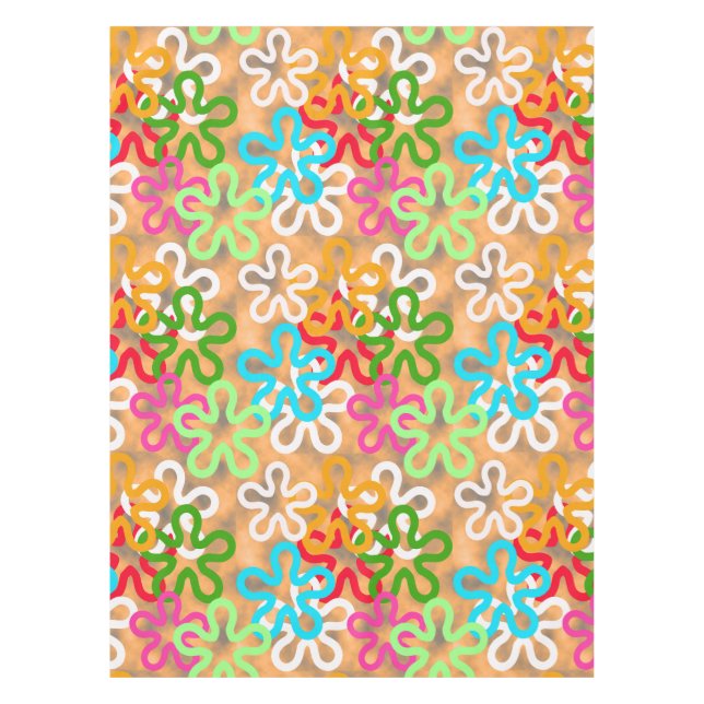 African Ankara Pattern Design  Tablecloth (Front)