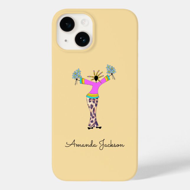 African Art, Awesome Lady iPhone / iPad case (Back)