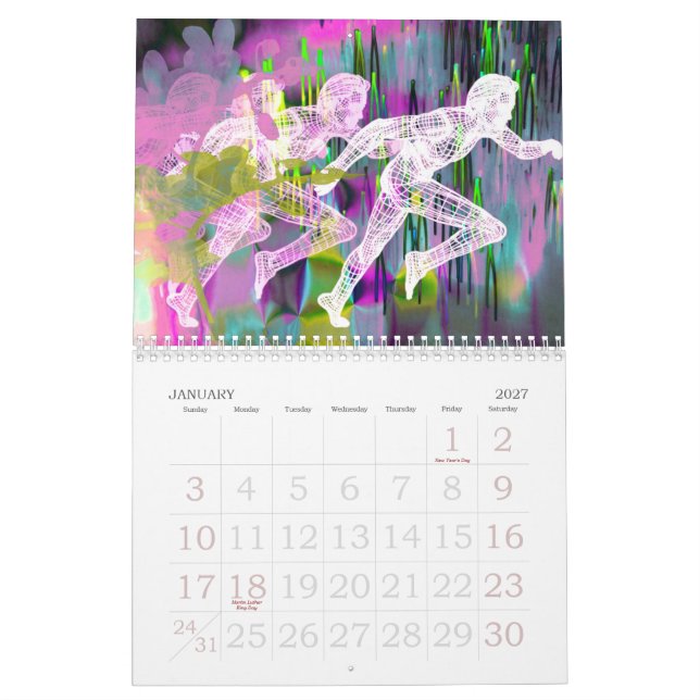 African Art Calendar (Jan 2027)