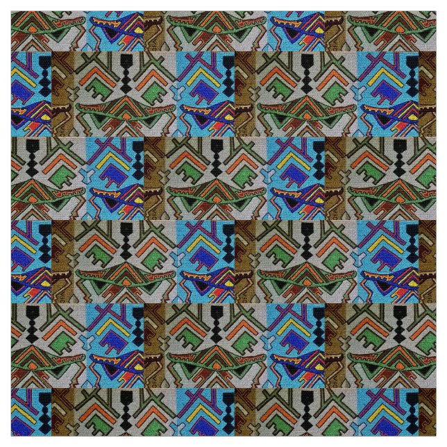 African Art Fabric, Ankara Design Fabric (Swatch)