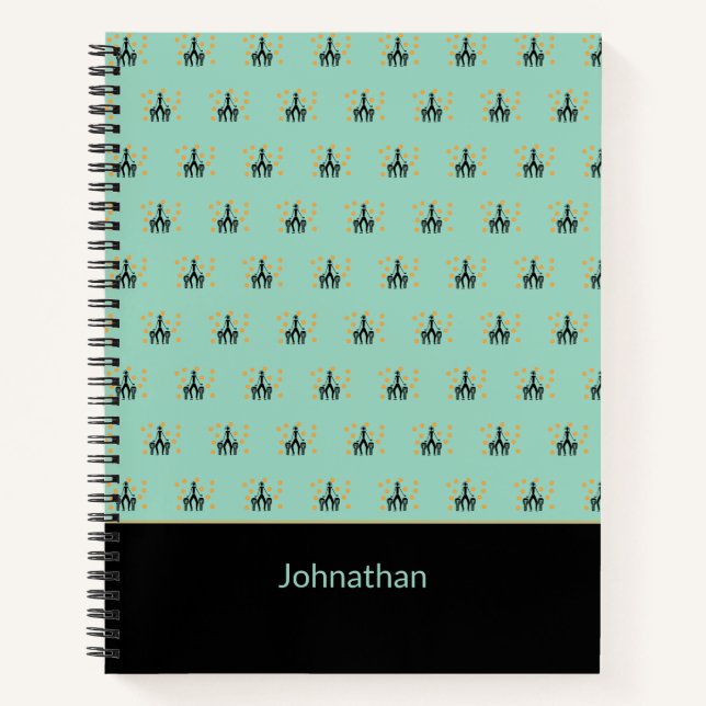 African Art, Joyful Celebration Notebook (Front)