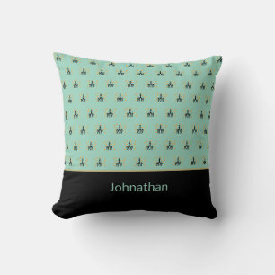 African Art, Joyful Celebration Throw Pillow