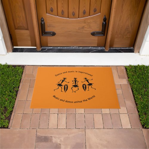 African Art Kenya Music and Dance Doormat